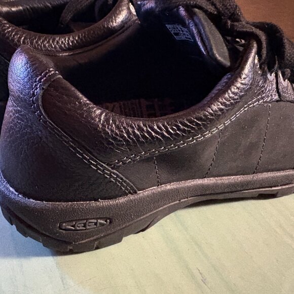 Womens Keen Black Leather Presidio Hiking Comfort Sneakers Size 8 1011400 - Picture 4 of 11